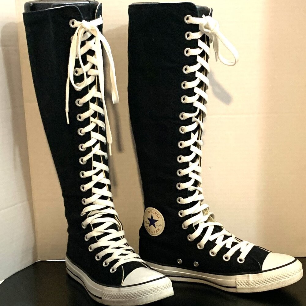 Unisex Converse All Star Chuck Taylor  VINTAGE  Zip-Up Boots Sz 6 mens 8 womans